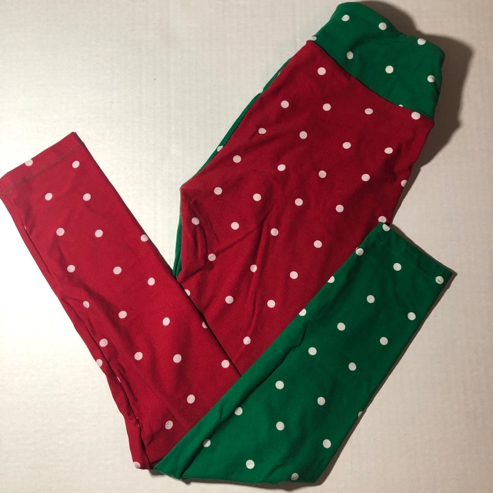 LuLaRoe OS Christmas Leggings